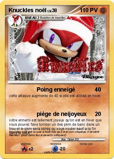 Pokemon Knuckles noêl