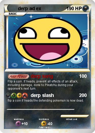 Pokemon derp ad ex