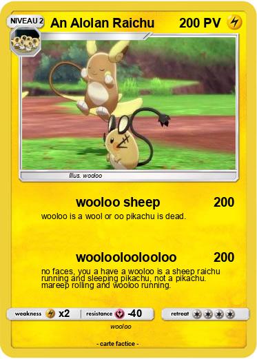 Pokemon An Alolan Raichu