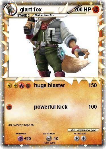 Pokemon giant fox