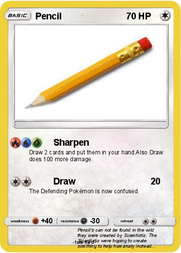 Pokemon Pencil