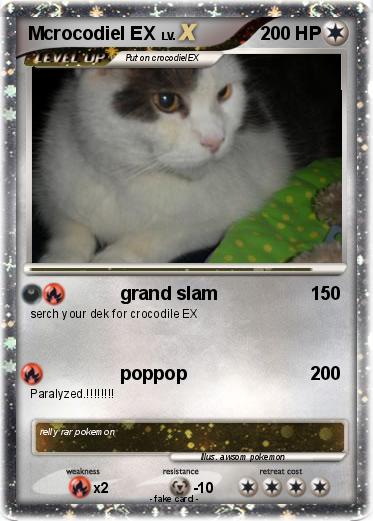 Pokemon Mcrocodiel EX