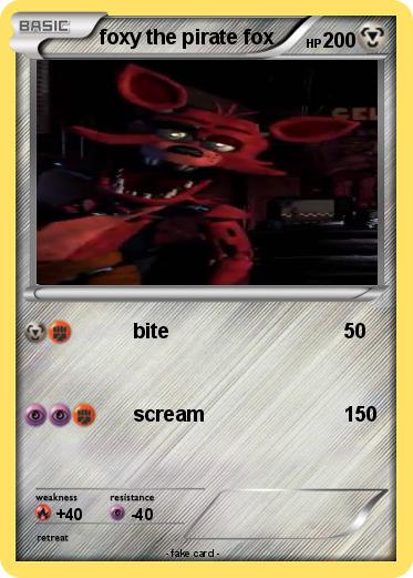 Pokemon foxy the pirate fox