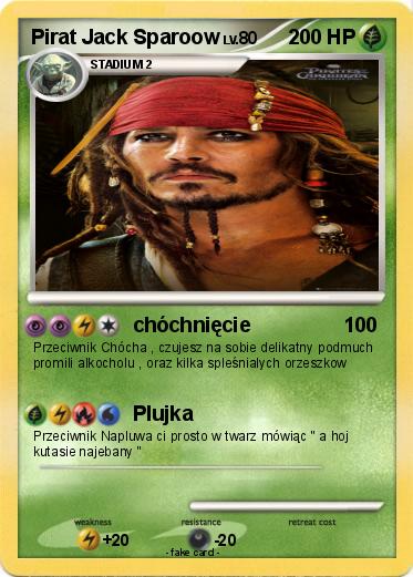 Pokemon Pirat Jack Sparoow