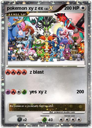 Pokemon pokemon xy z ex