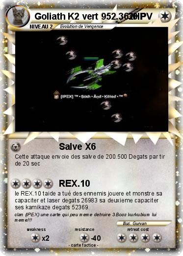 Pokemon Goliath K2 vert 952.362HP