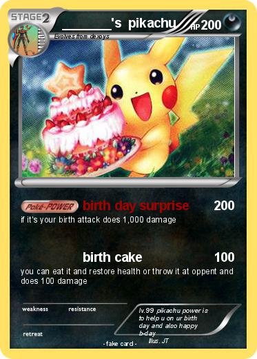 Pokemon _______'s  pikachu