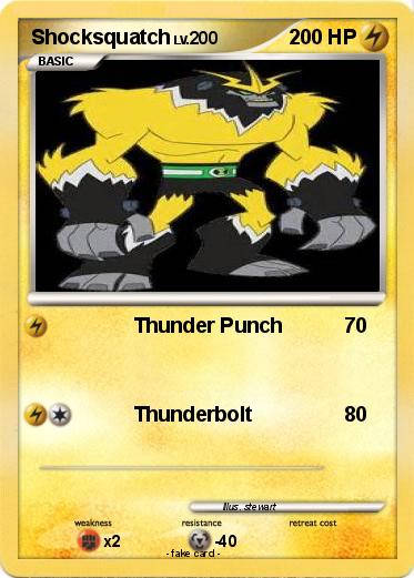 Pokemon Shocksquatch