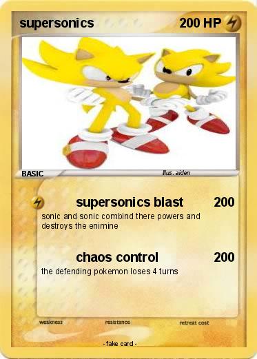 Pokemon supersonics