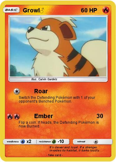 Pokemon Growl♂