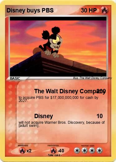 Pokemon Disney buys PBS