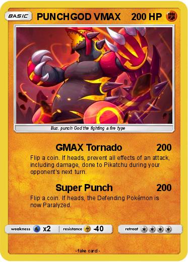 Pokemon PUNCHGOD VMAX