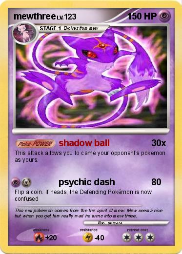 Pokemon mewthree