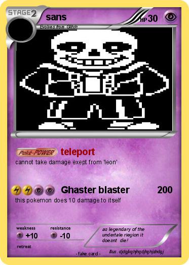 Pokemon sans