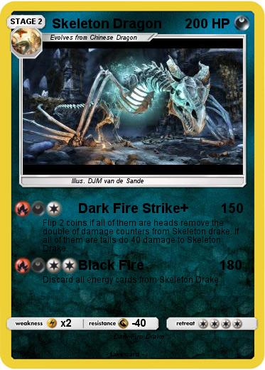 Pokemon Skeleton Dragon