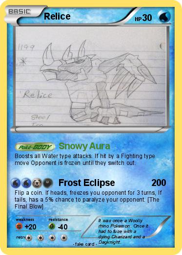 Pokemon Relice