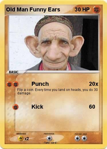 Pokemon Old Man Funny Ears