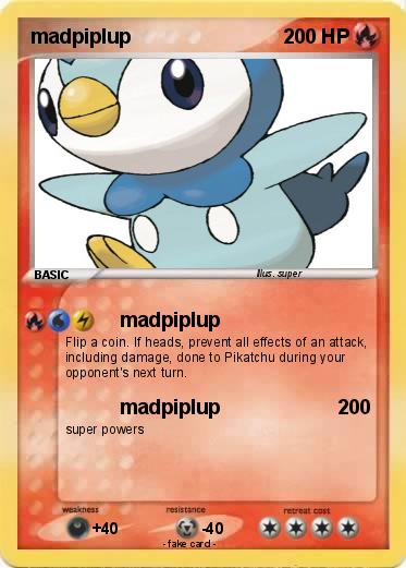Pokemon madpiplup