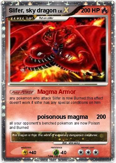 Pokemon Slifer, sky dragon