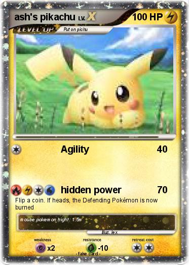 Pokemon ash's pikachu