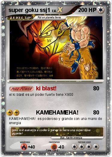 Pokemon super goku ssj1