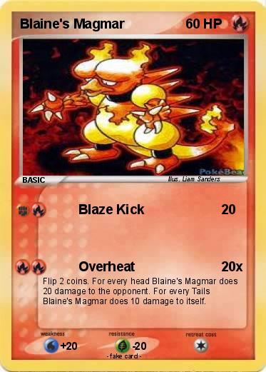 Pokemon Blaine's Magmar