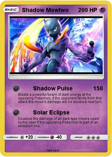 Pokemon Shadow Mewtwo