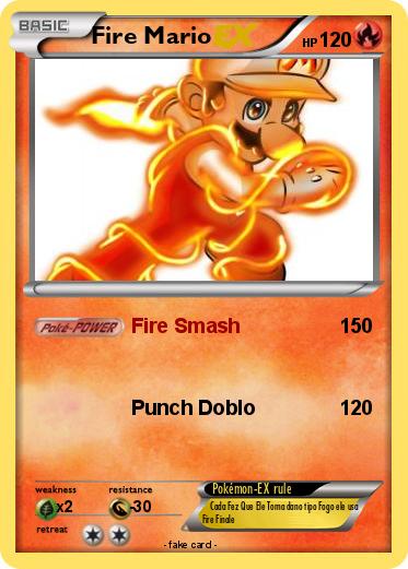 Pokemon Fire Mario