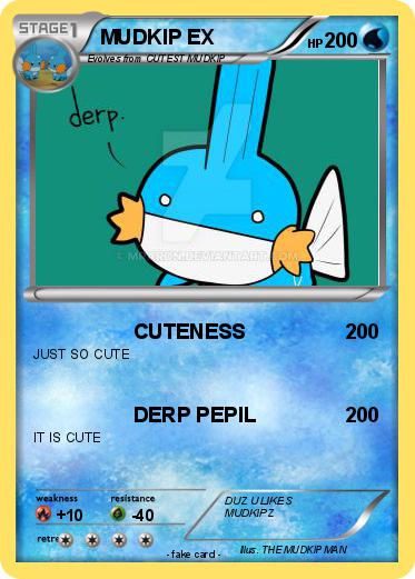 Pokemon MUDKIP EX