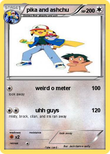 Pokemon pika and ashchu