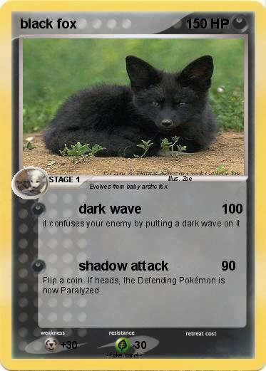 Pokemon black fox