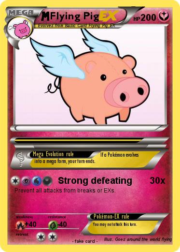 Pokemon Flying Pig