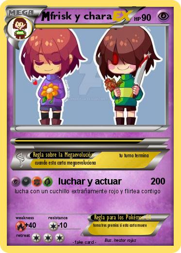 Pokemon frisk y chara