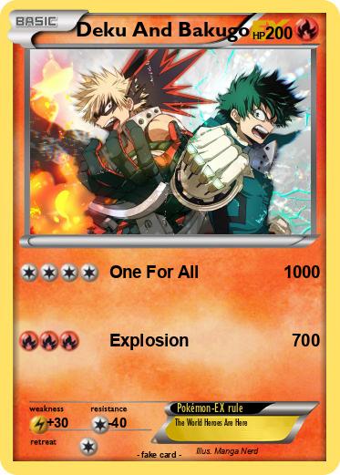 Pokemon Deku And Bakugo