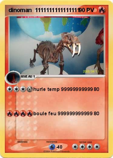 Pokemon dinoman  1111111111111111