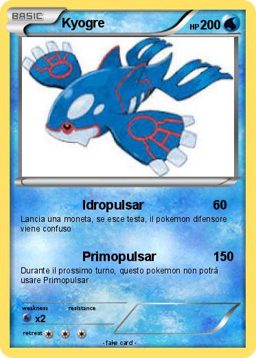 Pokemon Kyogre