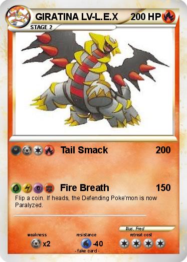 Pokemon GIRATINA LV-L.E.X
