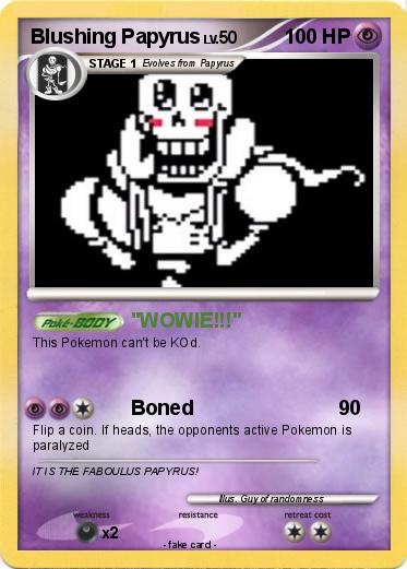 Pokemon Blushing Papyrus