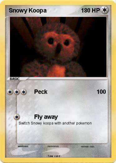 Pokemon Snowy Koopa