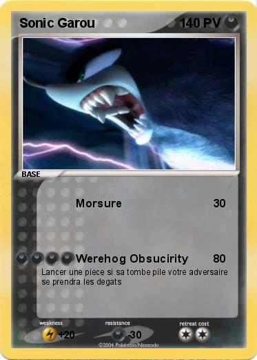 Pokemon Sonic Garou