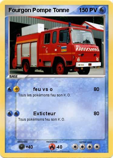 Pokemon Fourgon Pompe Tonne