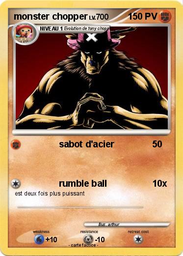 Pokemon monster chopper