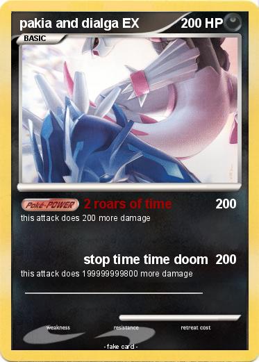 Pokemon pakia and dialga EX