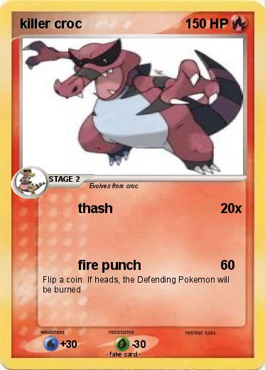 Pokemon killer croc