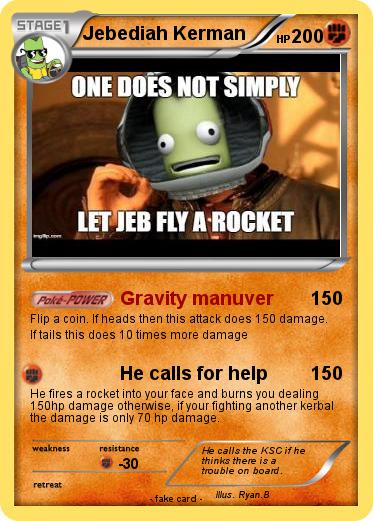 Pokemon Jebediah Kerman