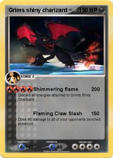 Pokemon Grims shiny charizard ∞
