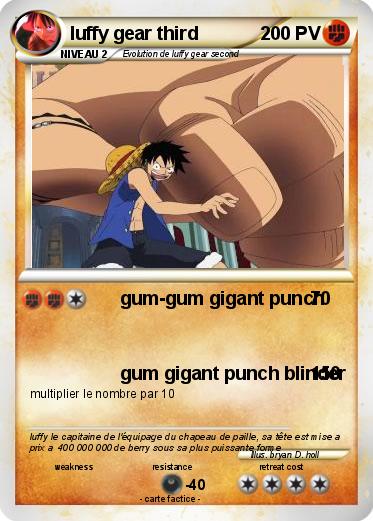 Pokemon luffy gear third