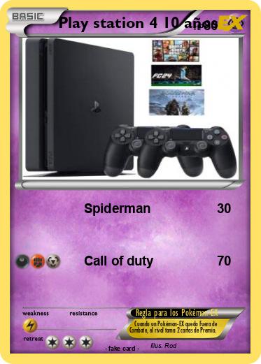 Pokemon Play station 4 10 años