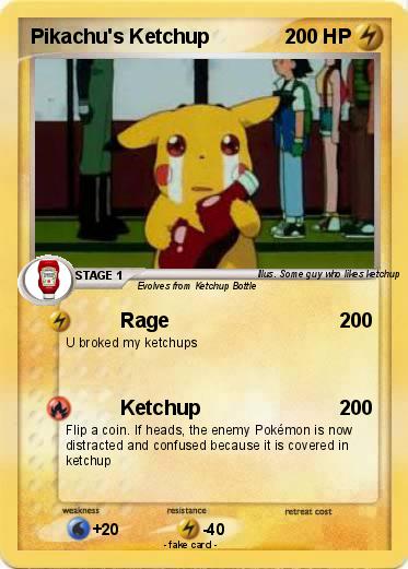 Pokemon Pikachu's Ketchup