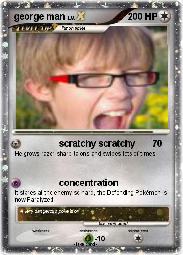 Pokemon george man